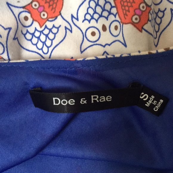 ModCloth Doe & Rae owl print dress - Picture 3 of 4